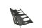 Renoplast® V Profilé aluminium pour marches d'escalier pour sols en résine | 200cm Graphite | Cornière d'escalier | Profilé pour marches en aluminium | Rail pour carrelage | Cornière combinée