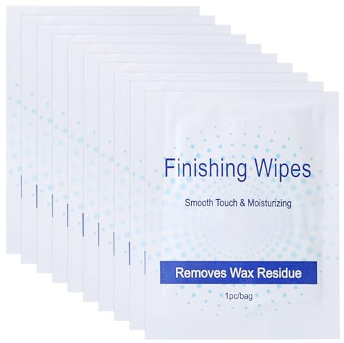 50 Stück Haarentfernungs-Wachs-Öl-Packung Haarentferner-Creme-Tücher Frauen-Wachs-Enthaarungszubehör Wachstuch Wachsentferner Finishing-Tuch Salonzubehör Saubere Enthaarungscreme
