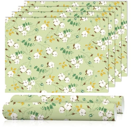 SCENTORINI Carta Profumata per Cassetti, 6 Fogli Profumi di Cotone Pulito per Cassetti, Armadio, Carta Profumata da Decorazione