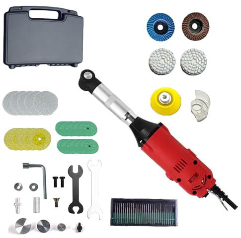 Limpiadora Eléctrica de Juntas de Azulejos, Kit de Herramientas de 550 W para Limpieza de Juntas de Azulejos, Abridor de Juntas para Pisos de Azulejos con 6 Velocidades Ajustables