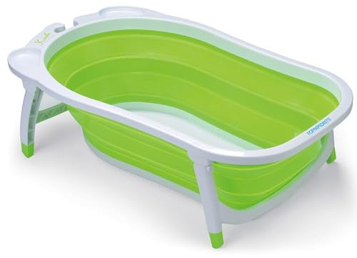 Foppapedretti, Soffietto, bañera para bebé, para niños desde el nacimiento hasta 15 kg, 23 x 46 x 81 cm, 2 kg, verde