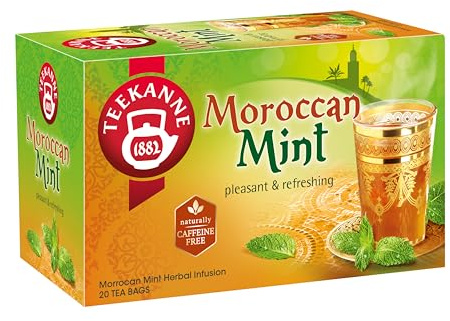 Teekanne World Special Tea Moroccan Mint Herbal Infusion with Moroccan Mint and Peppermint 20 Teabags