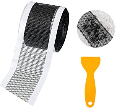 Drain Hair Catchers,KEUGT Self Adhesive Disposable Shower Drain Adapter,Sink Strainer Floor Drain Stickers,Shower Drain Hair Catcher With Cleaning Shovel for Bathroom,Kitchen Drain Protectors,7cm*10m