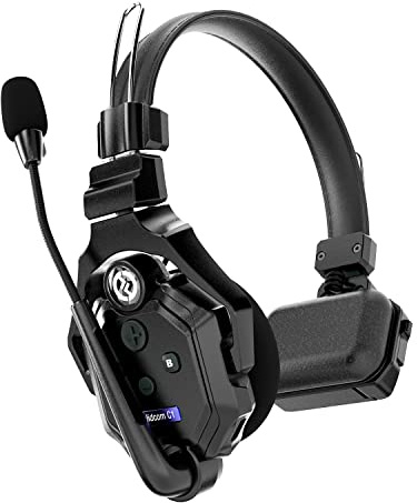 Hollyland Solidcom C1 [Ufficiale] Auricolare Remote Wireless Sistema di Comunicazione Full Duplex Wireless per Espansione Citofono Comunicazione Apparecchiature Cuffie Single Lato