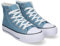 83314 Zapatilla Abotinada de Mujer, Comoda, con Material de Lona, Estilo Bamba Casual, y Cierre de Cordones Jeans Talla 38