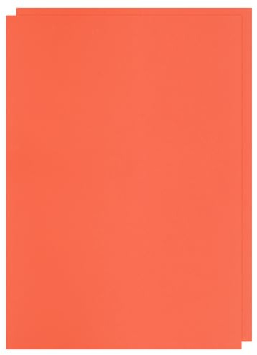 PATIKIL Rubber Stamp Sheets, 2Pcs 11.7x8.3 Soft Rubber Stamp Carving Block A4 Size Stamp Sheet for Laser Engraving Machine Rubber Stamps Ink Stamp Pads, Dark Orange