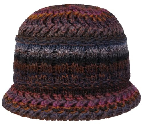 Lierys Alesund Stickad Hatt by Damer - Made in Germany klockhattar damhatt vinterhattar Vinter höst-vinter - One Size mörkbrun
