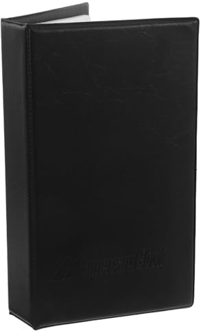 ZUNOXAZ Porta Biglietti da Visita con Copertina Morbida in PU Organizer Portatile per Carte Custodia Protettiva Antipolvere per Ufficio Uomo Donna Raccoglitore Cartellina Business Card