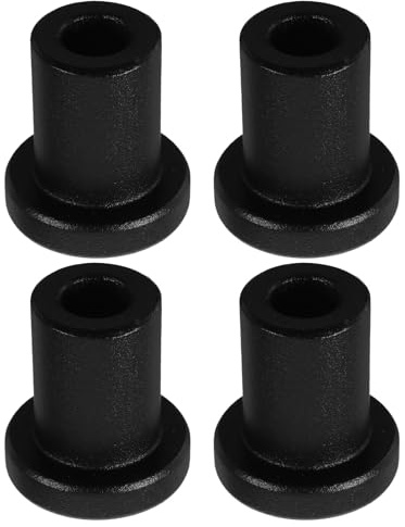 FOMIYES Entretoises de Voie de Remplacement pour Portes de Grange Coulissantes, Lot de 4 Pinces Métalliques, Adaptées pour Quincaillerie et Montage de Rails Plats