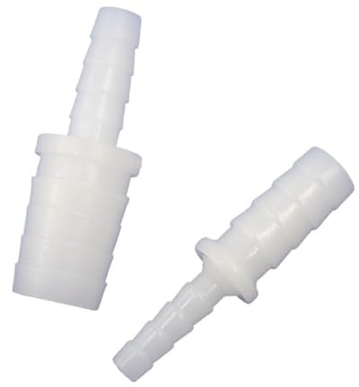 5 piezas de conector recto de plástico de 4-12 mm for bomba de aire de tanque de acuario, accesorios de riego de jardín, acoplamiento reductor de manguera(9-12mm,5pcs)
