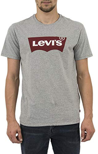 Levi's Graphic Set-in Neck, T-Shirt Uomo, Grigio (Midton), L