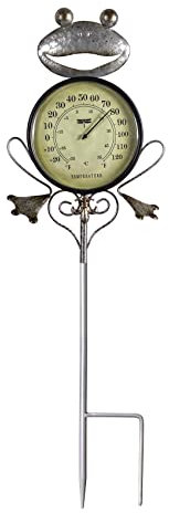 Poolmaster Thermomètre d'extérieur sur Piquet Grenouille Multicolore 54582