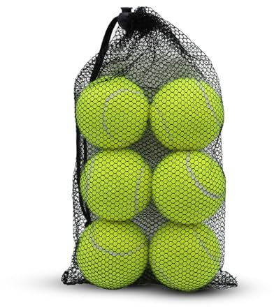 Swingers Tennis Balls, 6 Pack Training High Elasticity Exercise Tennis Ball