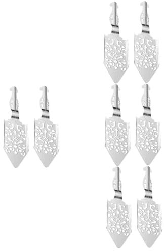 Alipis 8pcs Absinthe Spoons Hollow Design Multi-Function Drippers for and Traditional Cocktail Preparation