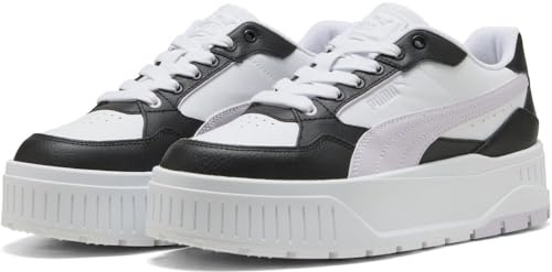 Puma Karmen II Idol - Scarpe da Ginnastica Femmina, Puma White-Lilac Frost-Puma Black,