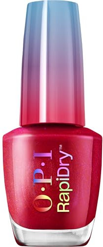 OPI RapiDry™ Smalto ad Asciugatura Rapida - Smalto Rosso, Ring the Alarm - Smalto ad Asciugatura Rapida, Vegano, a Prova di Sbavature (9ml)