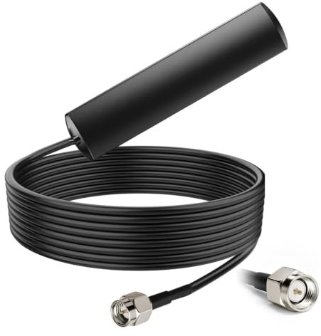 DAB DAB+ Autoradio Antenne 3M Kabel mit SMA Adapter, Starke Signalempfang