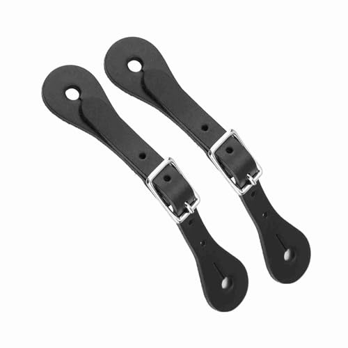 Mimdixy Leather Spur Straps for Horse Riders, Western Spur Straps, Western Cowboy Boots Belt for Halloween Western Cowboy Costume Accessories Horse Riding
