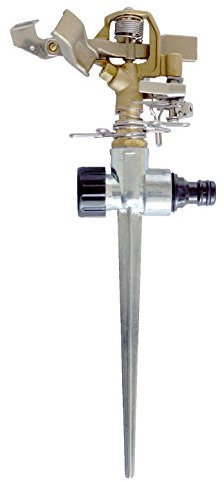 Cornat FLOR89575 Arroseur Circulaire à Impulsion sur Piquet Laiton