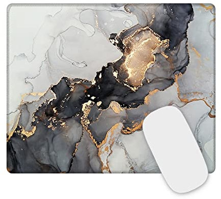 Mauspad Gaming Mousepad with Designs Stitched Edges 26 x 21 x 0.3 cm for PC, Laptop, Home Office (7560)