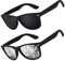 LINVO Sonnenbrille Herren Damen Polarisiert Retro Stil Rechteckig Vintage Klassisch Unisex UV400 Cat 3 CE