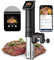 KitchenBoss Sous Vide Machine WIFI Precision Cooker: 1100 Watts App Temperature Control 40°C-90°C, IPX7 Immersion Circulator, TFT Touch Water Bath, Ultra-Quiet With 25 Recipes