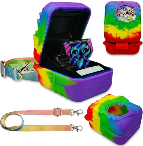 BCWEGION Custodia protettiva in silicone per Bitzee Disney giocattolo interattivo animale domestico digitale, custodia protettiva per il nuovo animale domestico virtuale elettronico Bitsy