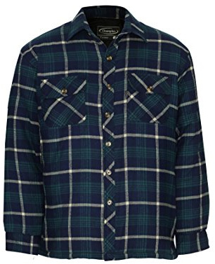 Champion Mens Totnes Fleece Lined Lumberjack Style Shirt - Blue - XXX-Large