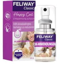 FELIWAY Classic Spray Calmante per Gatti, 60 ml – Rassicura i gatti a casa e in viaggio, riduce lo stress durante gli spostamenti. Raccomandato dai veterinari, Clinicamente testato.
