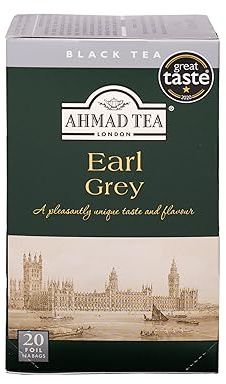 Ahmad Tea Earl Grey Black Tea - 20 Teabags (Sachets)