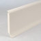 10 Meter Fußleisten | Sockelleisten 60 x 12.8 mm25560-0101 aus PVC Hartschaum mit durchgefärbter Weichlippe| Kunststoff-Leiste Weiß | Weiße Sockelleiste