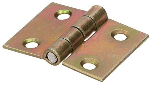 KOTARBAU® Bisagra de acero inoxidable para muebles, 20 x 25 mm, 1 UNIDAD, Bisagra de libro, Conectores de bisagras, Bisagra plegable de doble hoja, Bisagra multiuso para cajas de madera, Galvanizada