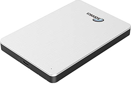 Sonnics 500GB Type C USB 3.1 Externos Portátil Duros Discos por Ventanas PC, Mac, Smart TV, Xbox One/Serie X & PS4 /PS5, Plata