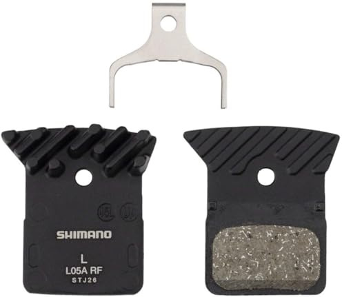 Shimano L05A-RF Resin DISC PAD FINNED Alloy Back Plate ONE Pair