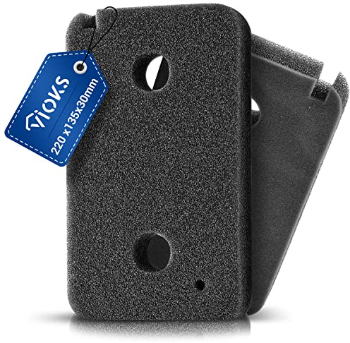 VIOKS Sockelfilter 2 st 220 x 135 mm ersättning för 🐻iele 9499230 torkfilter – filter för torktumlare, tillbehör för torktumlare värmepump