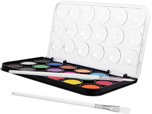 LALAFINA 3stücke Farben Wasserfarben Palette Für Teiliges Mit Gouache Pigmenten Für Kreatives Malen Und Zeichnen Wasserlöslich Leicht Zu Verwenden Für Mädchen Und Jungen