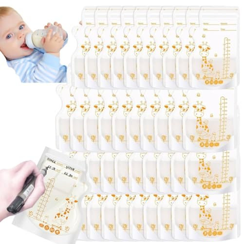 Muttermilchbeutel,Muttermilch Aufbewahrung Bag,250ml Milchbeutel für Muttermilch,40 Stück Muttermilch Aufbewahrungsbeutel,Muttermilchbeutel zum Einfrieren,Breast Milk Storage Bags,für das Stillen