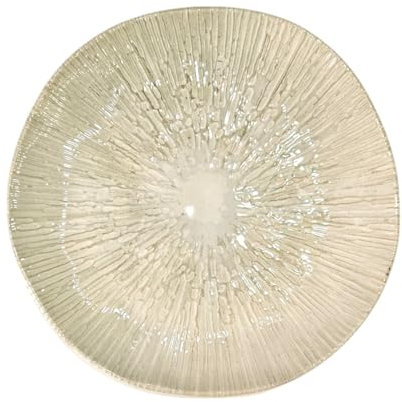 Ekilikua Home Vajilla de cerámica Anya | Cuenco Cerámica | Plato de Cocina | Fuente Vajilla de Porcelana Vintage Diseño | Ideas de Regalos Hogar (Plato Llano 26 Ø)