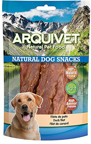 Arquivet, Filete de pato, Snacks perros, Natural Dog Snacks, 100 g