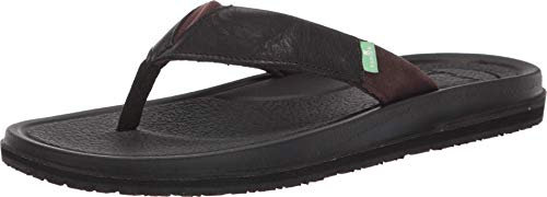 Sanuk Herren Beer Cozy 3 Primo Flipflop, schwarz, 41 EU