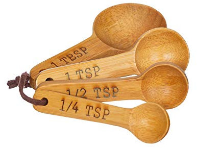 Sass & Belle Bamboo Measuring Spoons - Set of 4