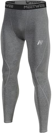 MEETWEE Pantalon Thermique Homme,sous-Vêtements Thermique Caleçon Long Collant Chaud Compression Base Layer Legging