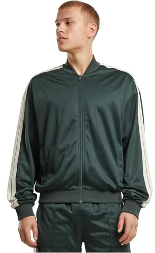 Urban Classics Sportjacka Tennis Core-jacka, träningsjacka, tennisjacka för, storlekar S – 5XL, Flaskgrön, L
