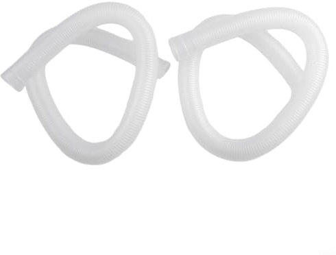 Confezione da 2 tubi di ricambio per pompa filtrante per piscina fuori terra, tubo flessibile a spirale in PVC da 3,2 cm, con doppio isolamento per sistemi di pompe a cartuccia, lunghezza 99 cm