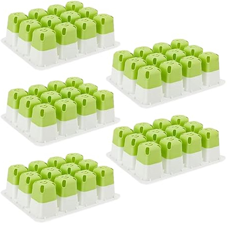 Bandeja De Inicio De Plántulas De Silicona - Macetas Reutilizables Para Germinación De Plantas, Contenedores Para Brotes De Frutas Y Flores De Interior | Establecer Bandejas De Vivero Para Jardinería,