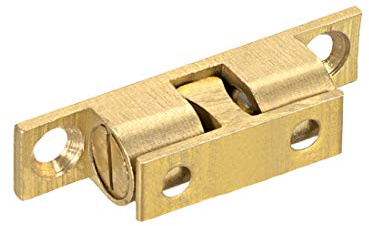 uxcell Cabinet Door Closet Brass Double Ball Catch Tension Latch 35mm Length Gold Tone