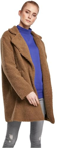 Urban Classics Cappotto Sherpa Oversize da Donna Giacca, Midground, S