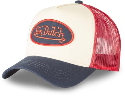 Von Dutch Gorras de Hombre y Mujer, Trucker Classic, Beige CLA5
