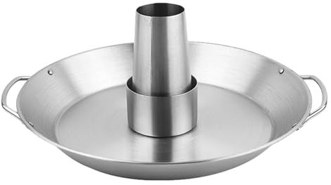 Soporte de pollo para lata de cerveza: material de acero resistente, soporte de pollo portátil | Rejilla de asado vertical duradera, accesorio de parrilla lavable en lavavajillas para ahumadero