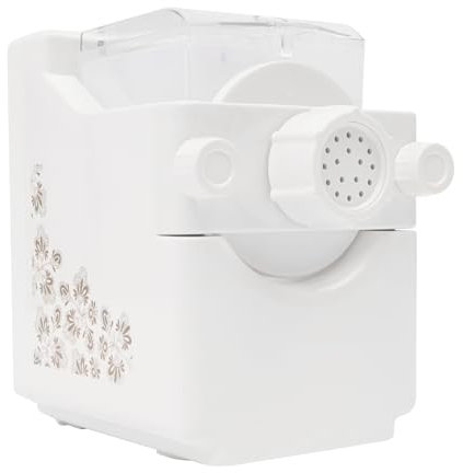 Macchina per pasta elettrica automatica – Con 9 fette, fino a 500 g di pasta, sistema di miscelazione a 360°, macchina per pasta fatta in casa, ravioli e pasta di verdure